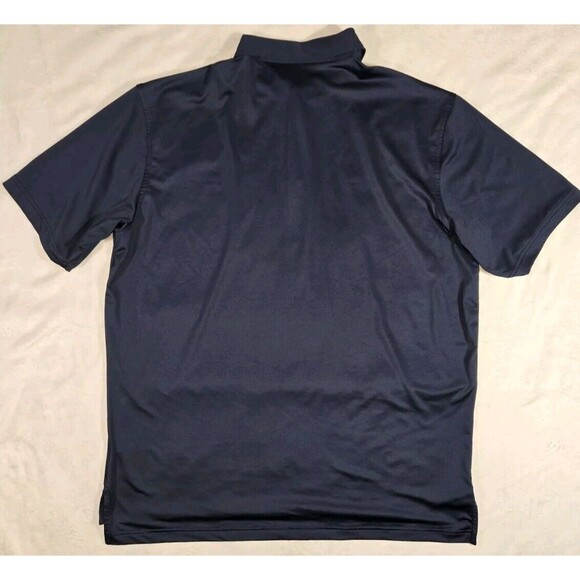 Peter Millar Summer Comfort Polo Mens XL Solid Blue - Picture 2 of 9